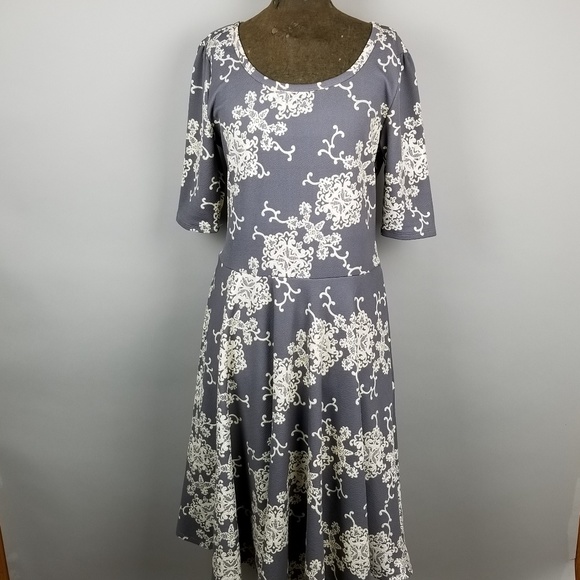 LuLaRoe Dresses & Skirts - Lularoe Elegance 2016 Nicole Dress XL L See Measur